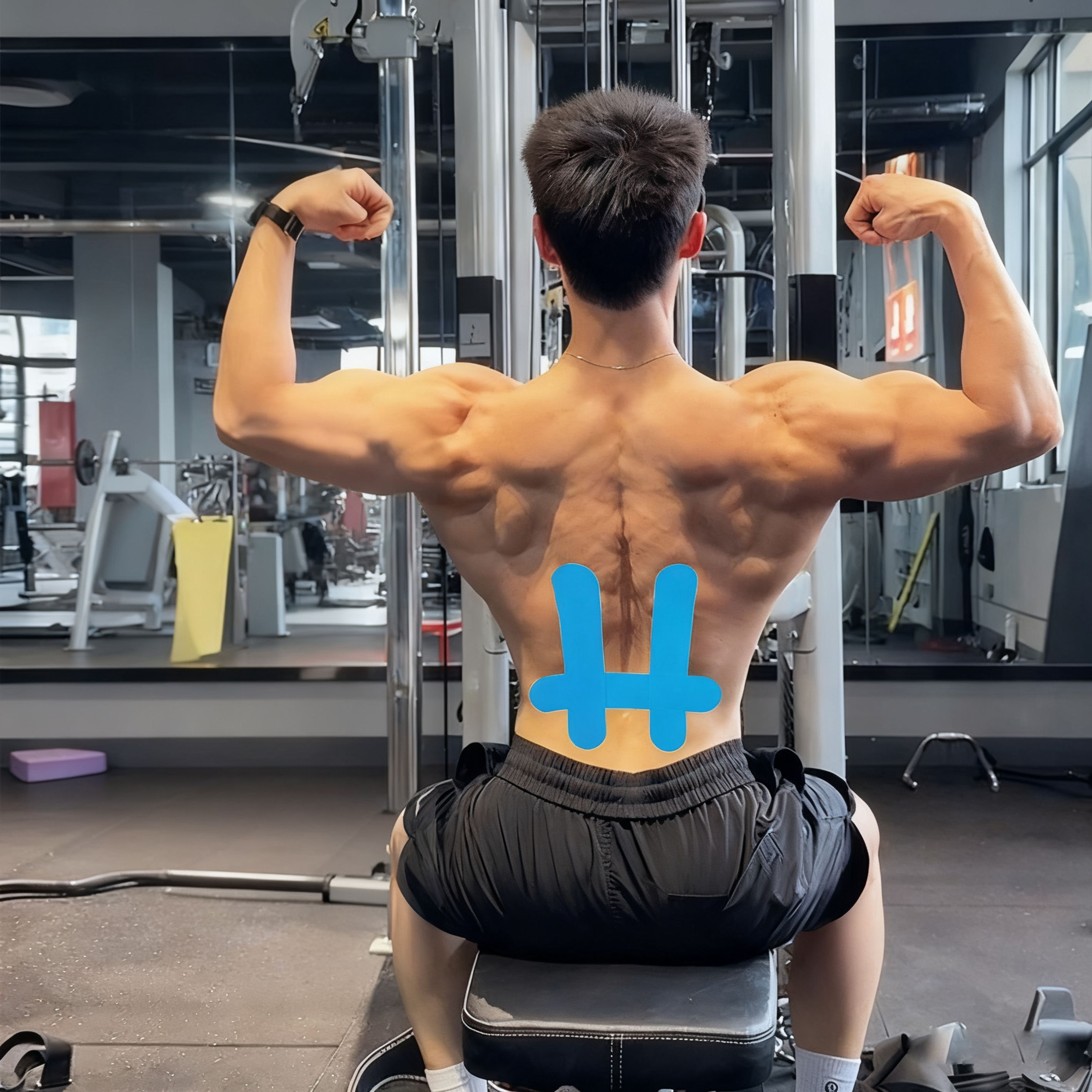 Pre-cut Figura Kinesiology Tape Musculus Patch enim Back