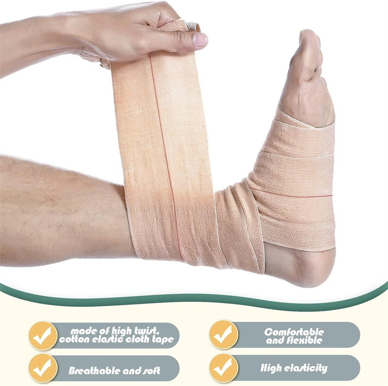 Elastica therapeutica Tape (EAB) - Extende tenaces Bandage pro compressione et Support Elastica therapeutica Tape (EAB) - Extende tenaces Bandage pro compressione et Support
